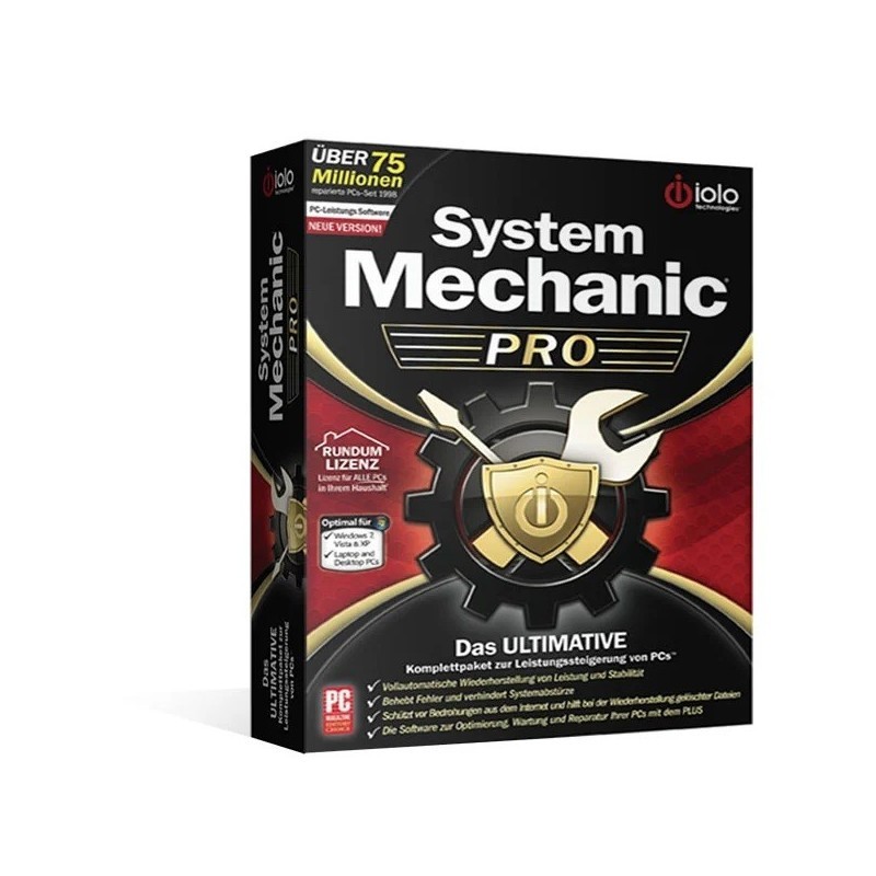iolo System Mechanic PRO - Dispositivos Ilimitados - 1 año