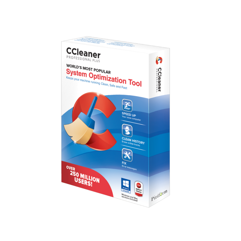 CCleaner Professional Plus - 1 año - 3 PCs