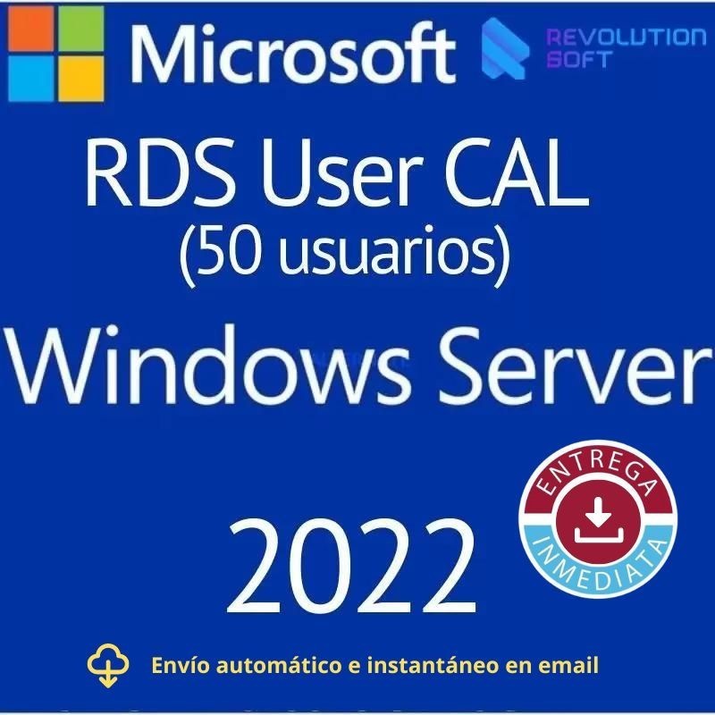 Remote Desktop Services (50 Usuarios) para Windows Server 2022