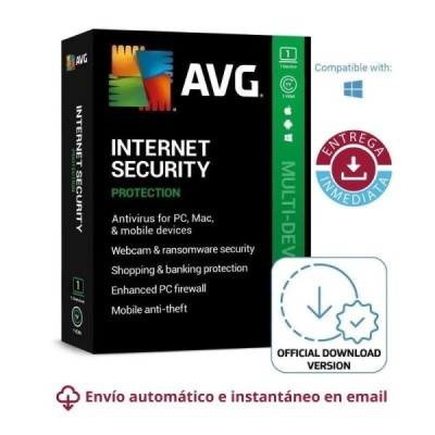 AVG Internet Security - 1 año - 1 dispositivo