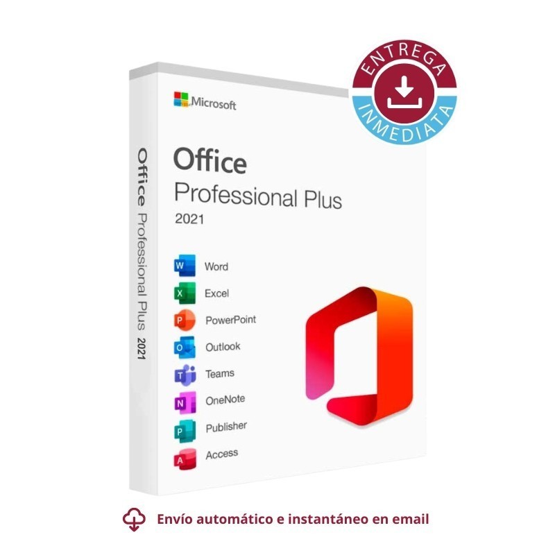 Licencia Office 2021 Professional Plus - Licencia vitalicia