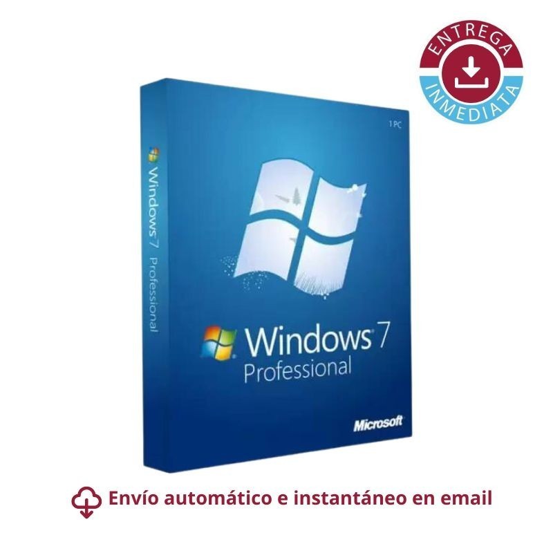 Licencia windows 7 professional para 1 PC