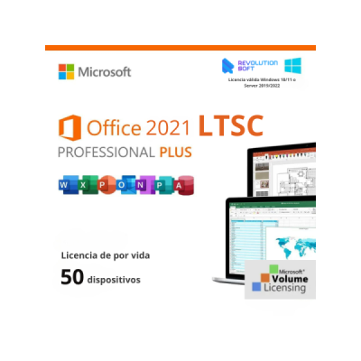 Office 2021 Professional Plus LTSC 50 Dispositivos