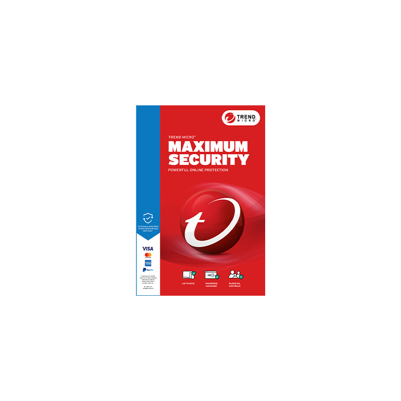 Trend Micro Maximum Security - 3 Dispositivos - 1 Año