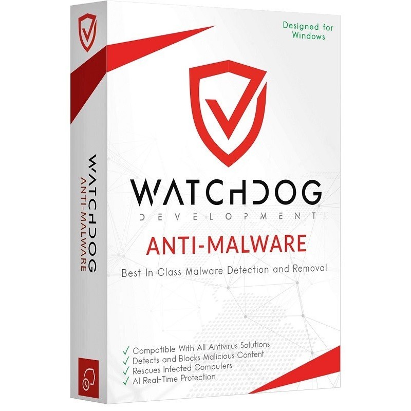 Watchdog Anti-Malware 5 dispositivos - 3 años