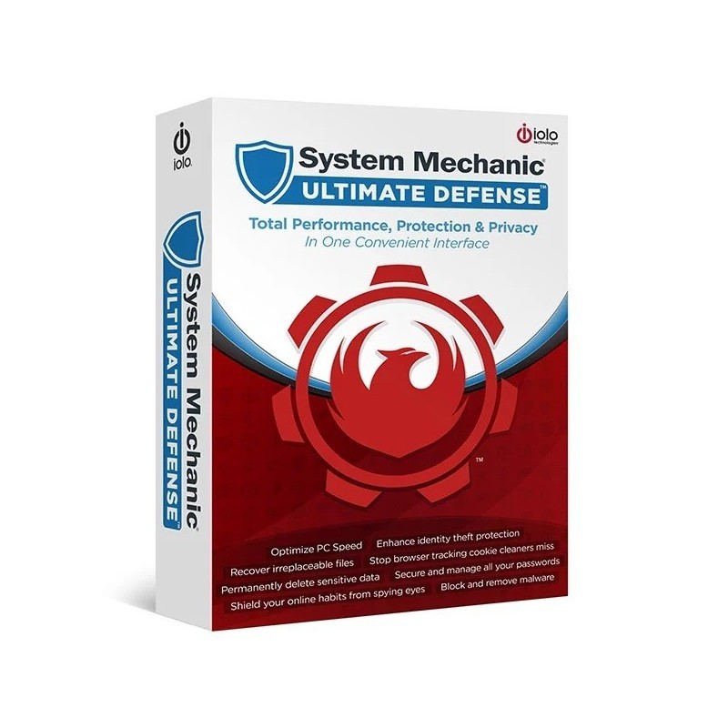 iolo System Mechanic Ultimate Defense - 5 Dispositivos - 1 año